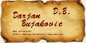 Darjan Bujaković vizit kartica